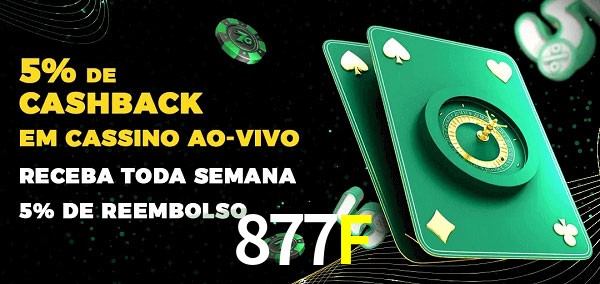 Promoções do cassino ao Vivo 877F